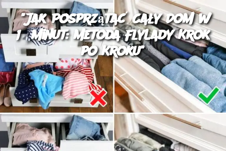 "Jak Posprzątać Cały Dom w 15 Minut: Metoda FlyLady Krok po Kroku"