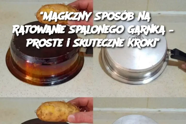 "Magiczny Sposób na Ratowanie Spalonego Garnka – Proste i Skuteczne Kroki"