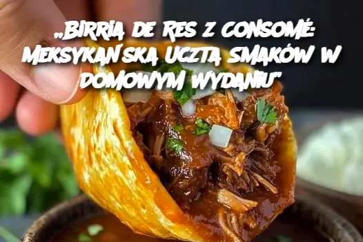 „Birria de Res z Consomé: Meksykańska Uczta Smaków w Domowym Wydaniu”