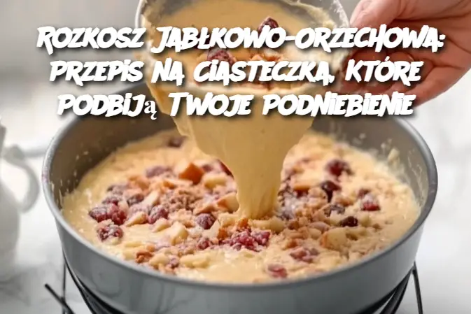 Rozkosz Jabłkowo-Orzechowa: Przepis na Ciasteczka, Które Podbiją Twoje Podniebienie