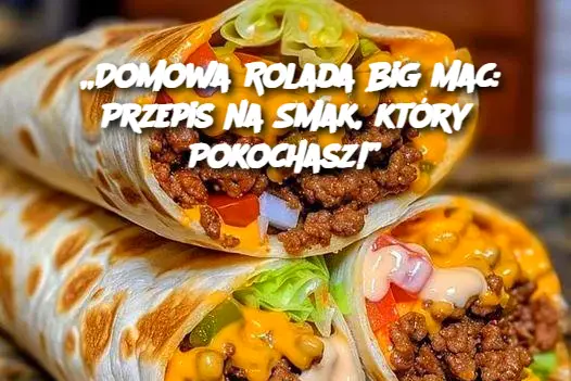 „Domowa Rolada Big Mac: Przepis na Smak, który Pokochasz!”