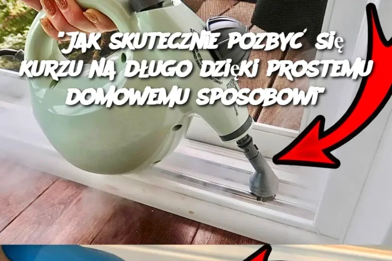 "Jak skutecznie pozbyć się kurzu na długo dzięki prostemu domowemu sposobowi"