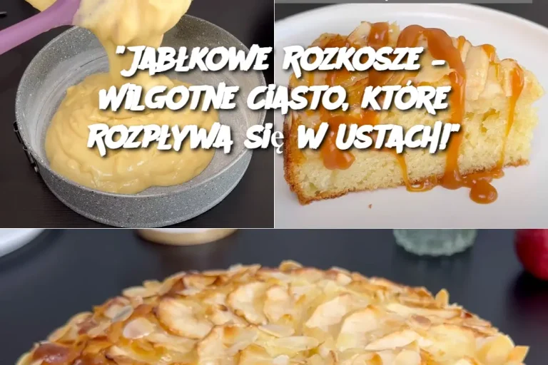 "Jabłkowe Rozkosze – Wilgotne Ciasto, które Rozpływa się w Ustach!"