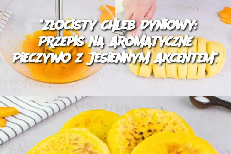 "Złocisty Chleb Dyniowy: Przepis na Aromatyczne Pieczywo z Jesiennym Akcentem"