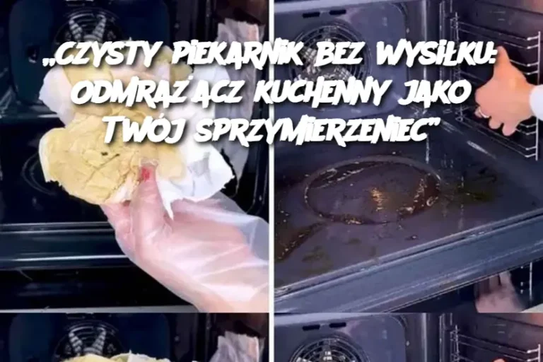 „Czysty piekarnik bez wysiłku: Odmrażacz kuchenny jako Twój sprzymierzeniec”