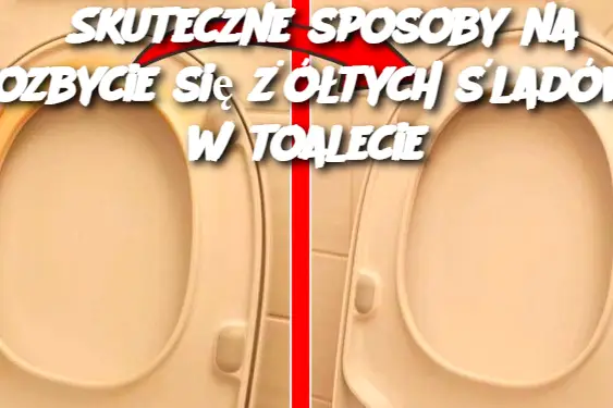 Skuteczne sposoby na pozbycie się żółtych śladów w toalecie