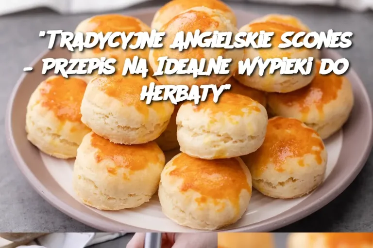 "Tradycyjne Angielskie Scones – Przepis na Idealne Wypieki do Herbaty"