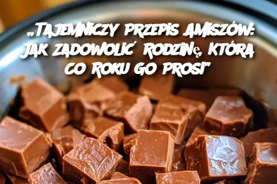 „Tajemniczy Przepis Amiszów: Jak Zadowolić Rodzinę, Która Co Roku Go Prosi”