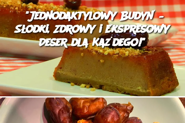 "Jednodaktylowy Budyń – Słodki, Zdrowy i Ekspresowy Deser dla Każdego!"