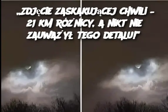 „Zdjęcie zaskakującej chwili – 21 km różnicy, a nikt nie zauważył tego detalu!”