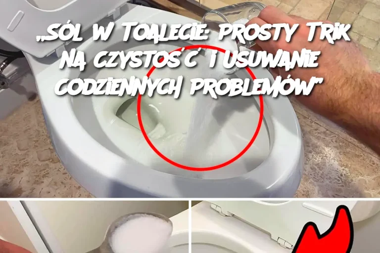 „Sól w Toalecie: Prosty Trik na Czystość i Usuwanie Codziennych Problemów”