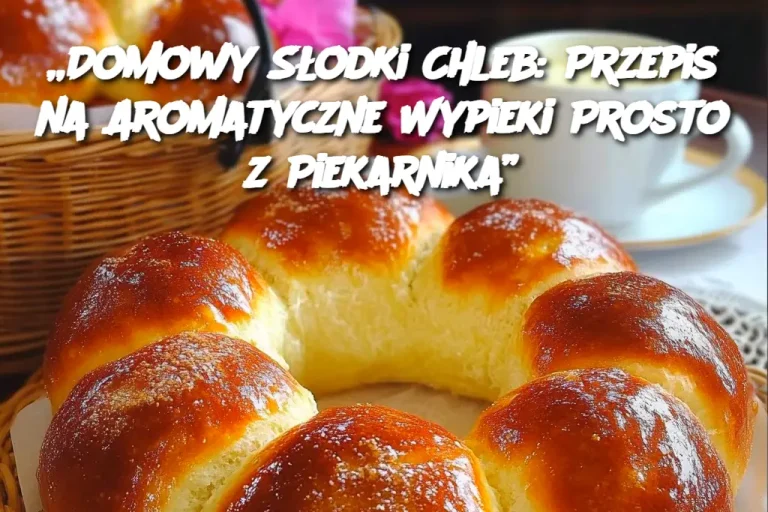 „Domowy Słodki Chleb: Przepis na Aromatyczne Wypieki Prosto z Piekarnika”