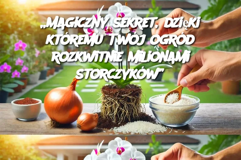 „Magiczny sekret, dzięki któremu Twój ogród rozkwitnie milionami storczyków”