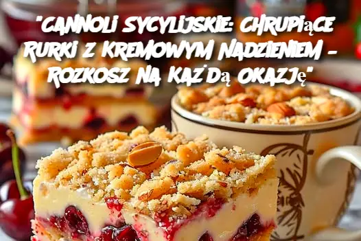 "Cannoli Sycylijskie: Chrupiące Rurki z Kremowym Nadzieniem – Rozkosz na Każdą Okazję"