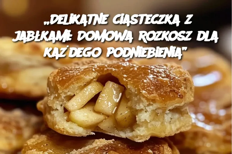 „Delikatne ciasteczka z jabłkami: Domowa rozkosz dla każdego podniebienia”