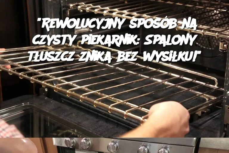 "Rewolucyjny sposób na czysty piekarnik: Spalony tłuszcz znika bez wysiłku!"