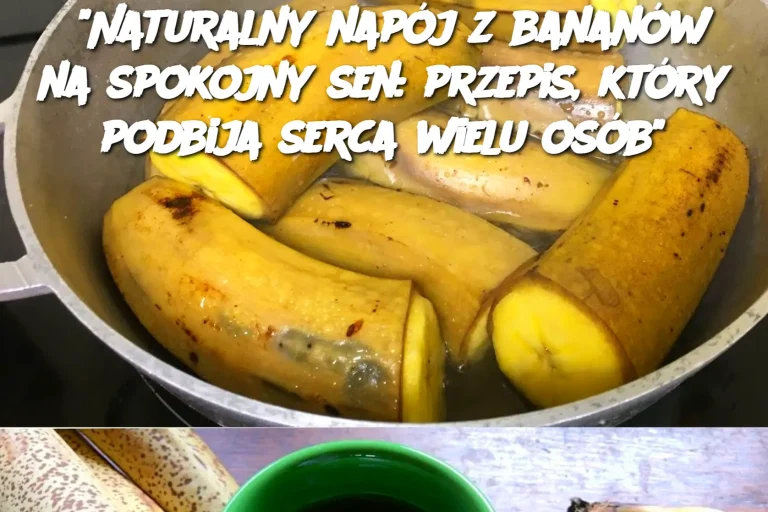 "Naturalny napój z bananów na spokojny sen: przepis, który podbija serca wielu osób"