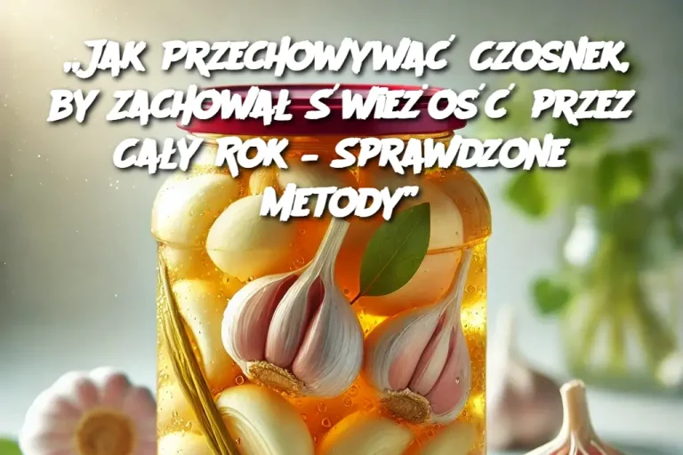 „Jak Przechowywać Czosnek, by Zachował Świeżość przez Cały Rok – Sprawdzone Metody”