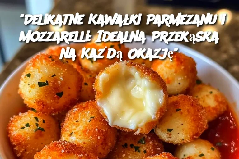 "Delikatne Kawałki Parmezanu i Mozzarelli: Idealna Przekąska na Każdą Okazję"