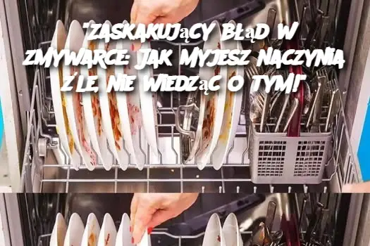 "Zaskakujący błąd w zmywarce: Jak myjesz naczynia źle, nie wiedząc o tym!"