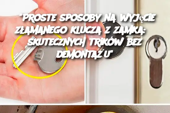 "Proste sposoby na wyjęcie złamanego klucza z zamka: 5 skutecznych trików bez demontażu"