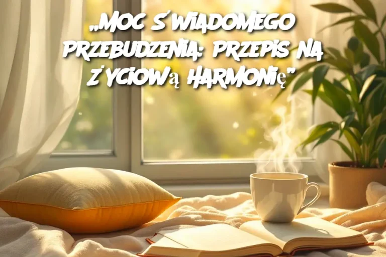 „Moc Świadomego Przebudzenia: Przepis na Życiową Harmonię”