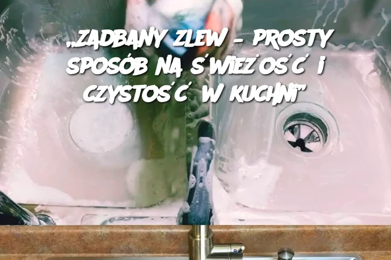 „Zadbany zlew – prosty sposób na świeżość i czystość w kuchni”