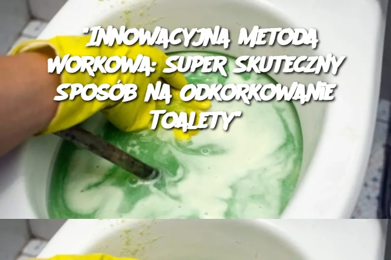 "Innowacyjna Metoda Workowa: Super Skuteczny Sposób na Odkorkowanie Toalety"