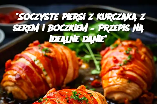 "Soczyste piersi z kurczaka z serem i boczkiem – Przepis na idealne danie"