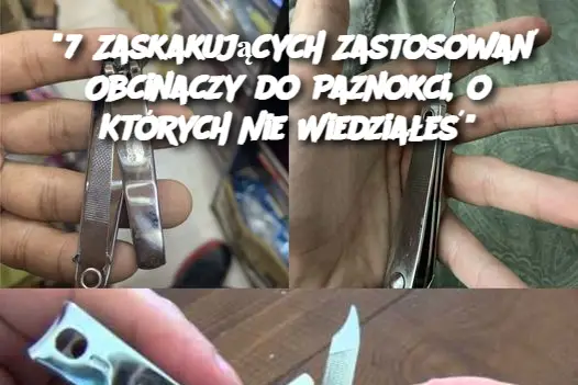 "7 Zaskakujących Zastosowań Obcinaczy do Paznokci, o Których Nie Wiedziałeś"