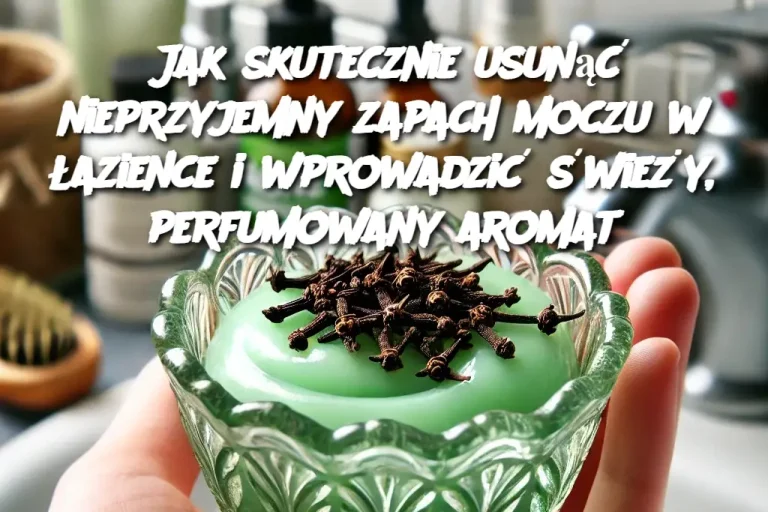 Jak skutecznie usunąć nieprzyjemny zapach moczu w łazience i wprowadzić świeży, perfumowany aromat