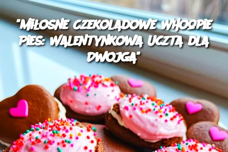 "Miłosne Czekoladowe Whoopie Pies: Walentynkowa Uczta dla Dwojga"