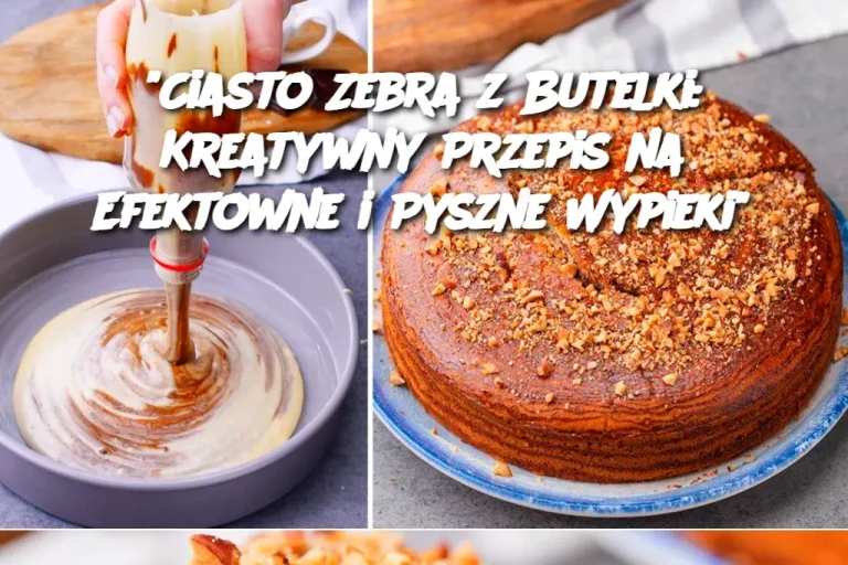 "Ciasto Zebra z Butelki: Kreatywny Przepis na Efektowne i Pyszne Wypieki"