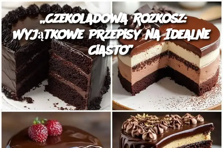 „Czekoladowa Rozkosz: Wyjątkowe Przepisy na Idealne Ciasto”