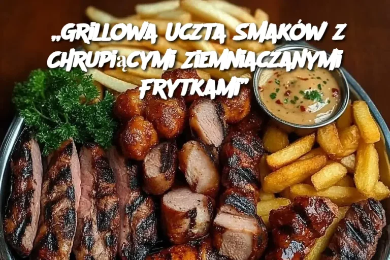 „Grillowa Uczta Smaków z Chrupiącymi Ziemniaczanymi Frytkami”