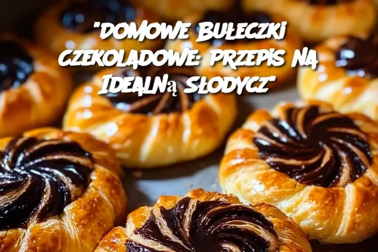 "Domowe Bułeczki Czekoladowe: Przepis na Idealną Słodycz"