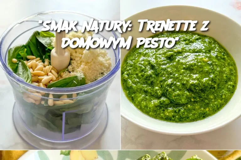 "Smak Natury: Trenette z Domowym Pesto"