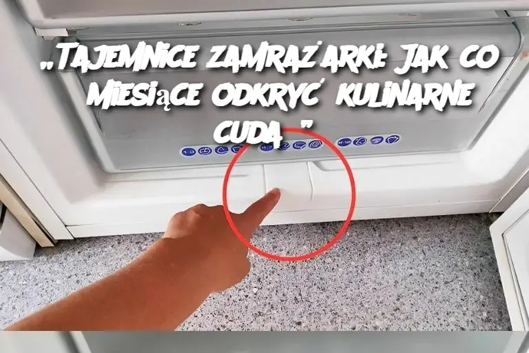 „Tajemnice zamrażarki: Jak co 3 miesiące odkryć kulinarne cuda?”