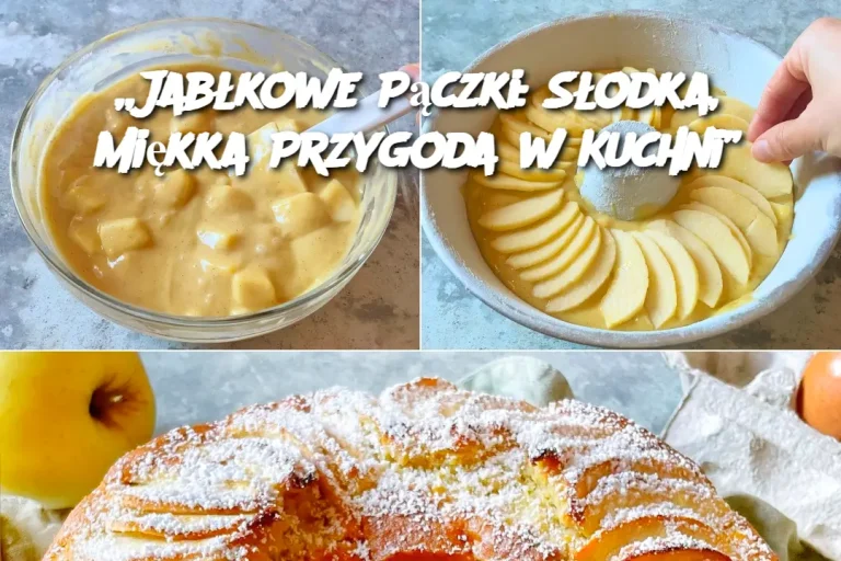 „Jabłkowe Pączki: Słodka, Miękka Przygoda w Kuchni”