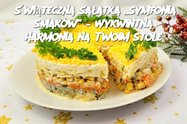 Świąteczna Sałatka „Symfonia Smaków” – Wykwintna Harmonia na Twoim Stole