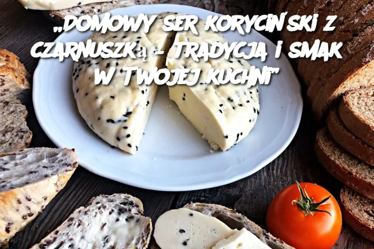 „Domowy ser koryciński z czarnuszką – tradycja i smak w Twojej kuchni”