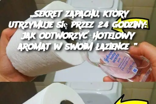 „Sekret zapachu, który utrzymuje się przez 24 godziny: jak odtworzyć hotelowy aromat w swoim łazience?”