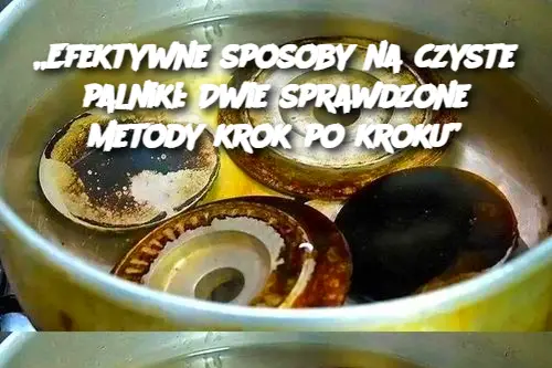 „Efektywne sposoby na czyste palniki: Dwie sprawdzone metody krok po kroku”