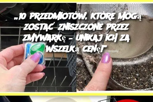 „10 przedmiotów, które mogą zostać zniszczone przez zmywarkę – unikaj ich za wszelką cenę!”