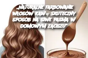 „Naturalne farbowanie włosów kawą: Skuteczny sposób na siwe pasma w domowym zaciszu”