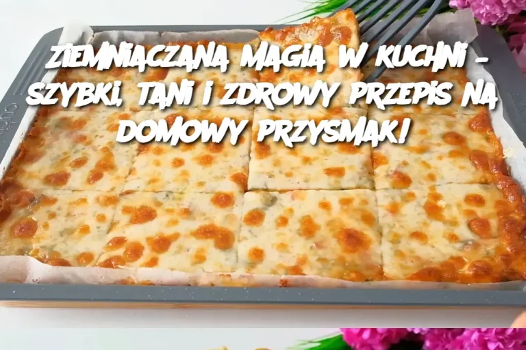 Ziemniaczana magia w kuchni – szybki, tani i zdrowy przepis na domowy przysmak!