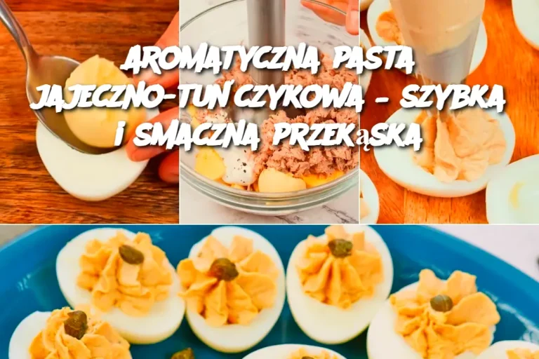 Aromatyczna pasta jajeczno-tuńczykowa – szybka i smaczna przekąska