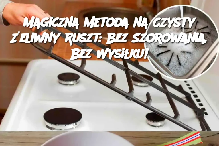 Magiczna Metoda na Czysty Żeliwny Ruszt: Bez Szorowania, Bez Wysiłku!