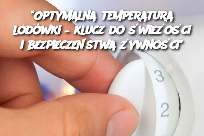 "Optymalna temperatura lodówki – klucz do świeżości i bezpieczeństwa żywności"