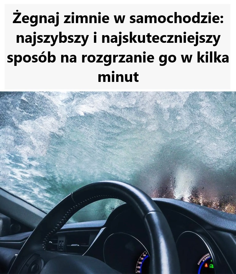 „Błyskawiczne rozgrzewanie samochodu: Oto najlepszy sposób na pozbycie się zimna w minutę!”